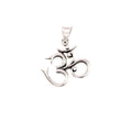 Om Silber Anhänger klares Design Goa Silberschmuck