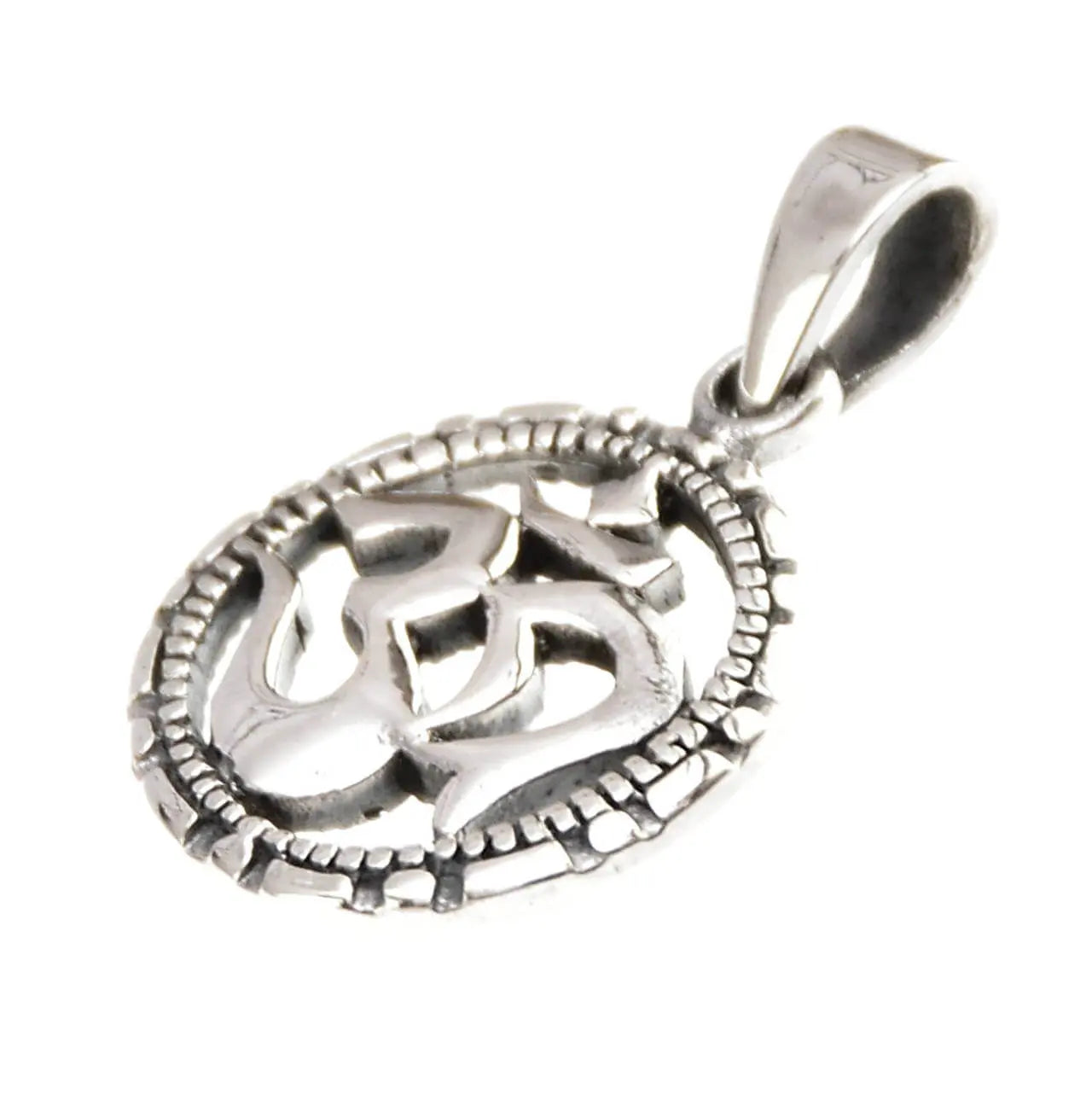 Om-Symbol 925 Silberanhänger Silberschmuck Goa