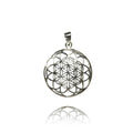 Blume des Lebens Anhänger Schmuck Silber