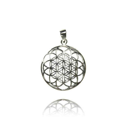 Blume des Lebens Anhänger Schmuck Silber
