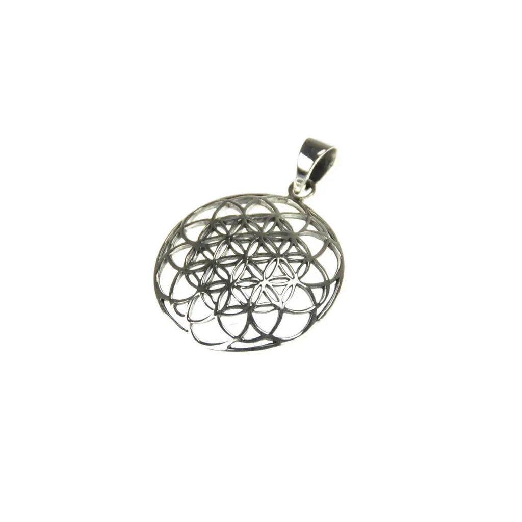 Blume des Lebens Anhänger Schmuck Silber