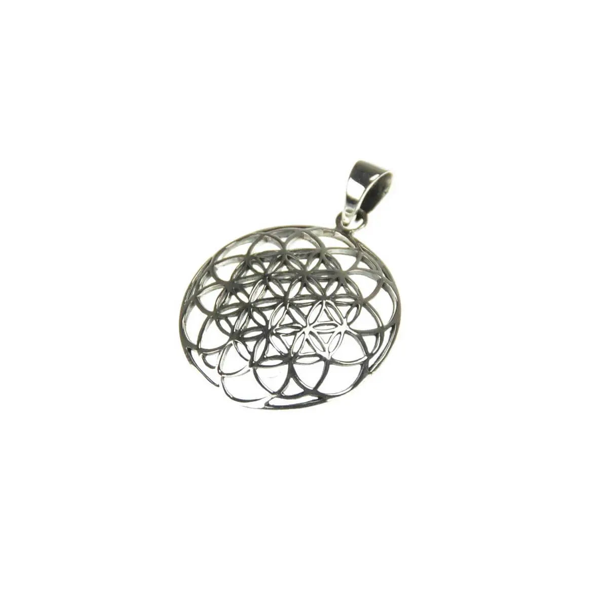 Blume des Lebens Anhänger Schmuck Silber