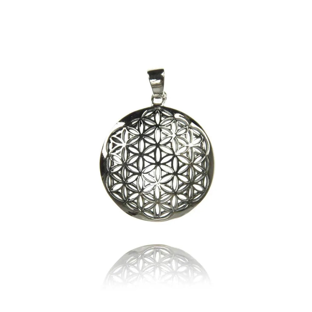Anhänger Blume des Lebens Schmuck Silber