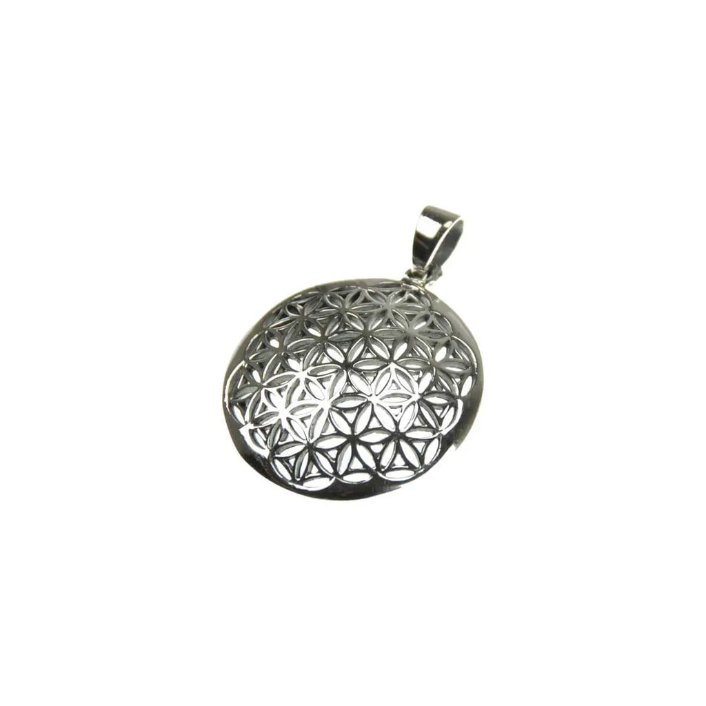 Anhänger Blume des Lebens Schmuck Silber