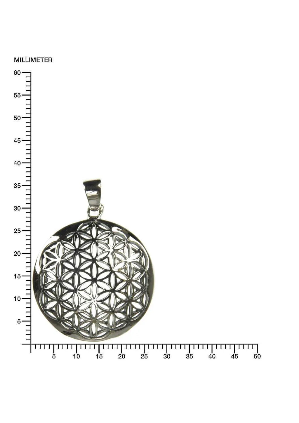 Anhänger Blume des Lebens Schmuck Silber