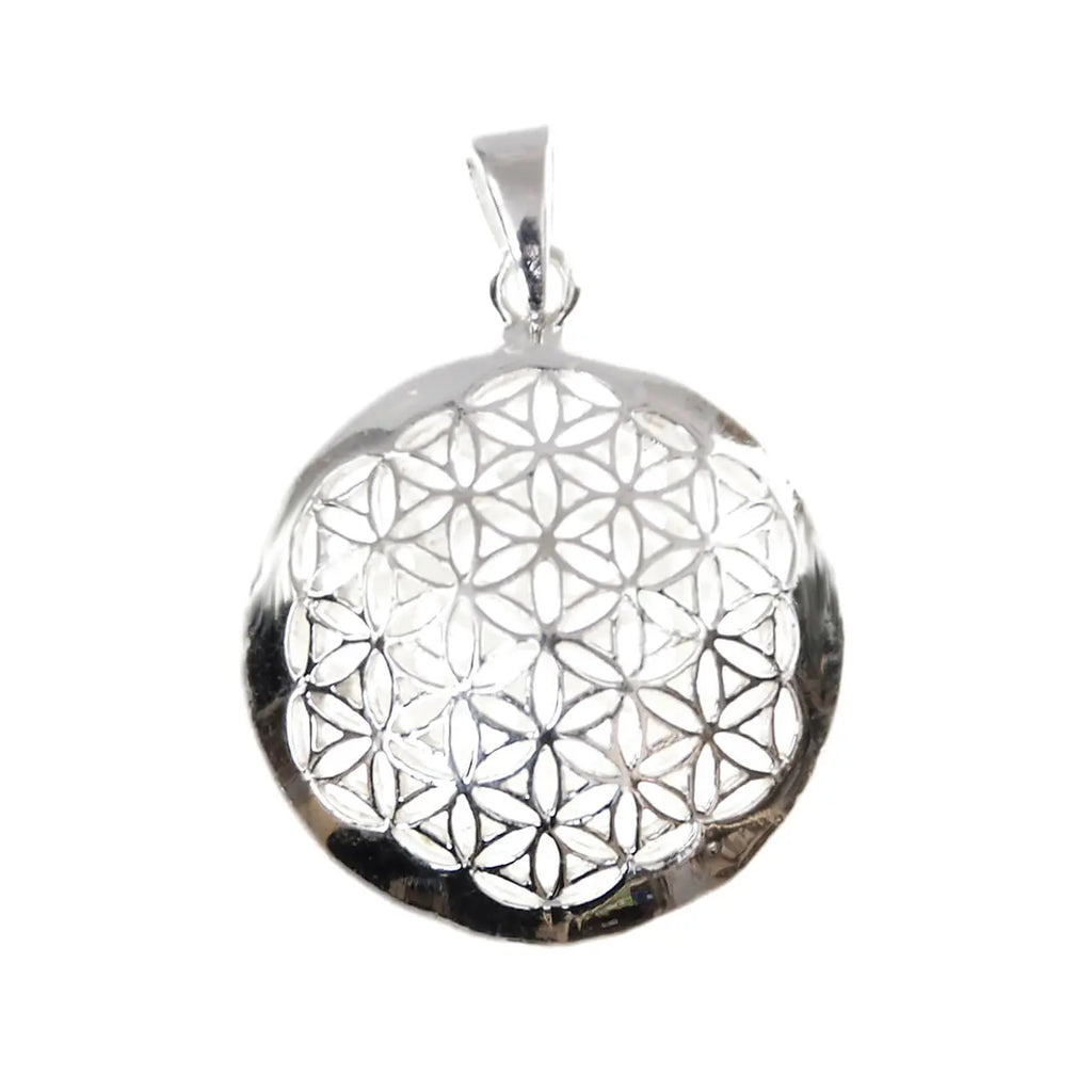 Doppelseitiges Medallion Blume-des-Lebens Lebensblume zweiseitig