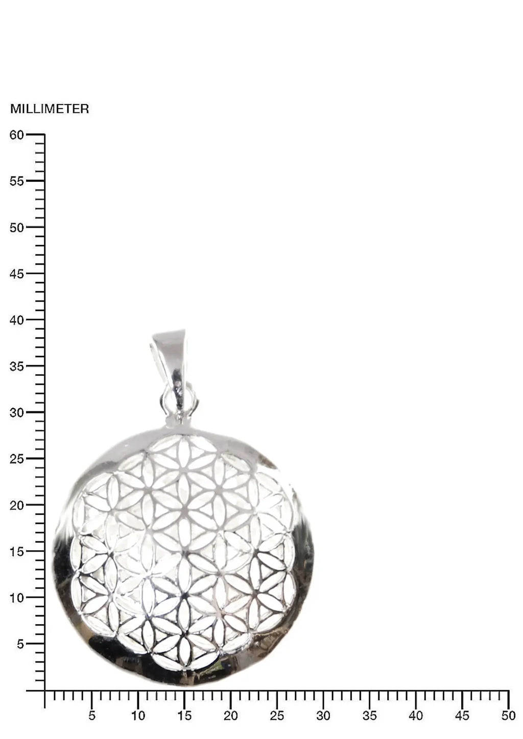 Doppelseitiges Medallion Blume-des-Lebens Lebensblume zweiseitig