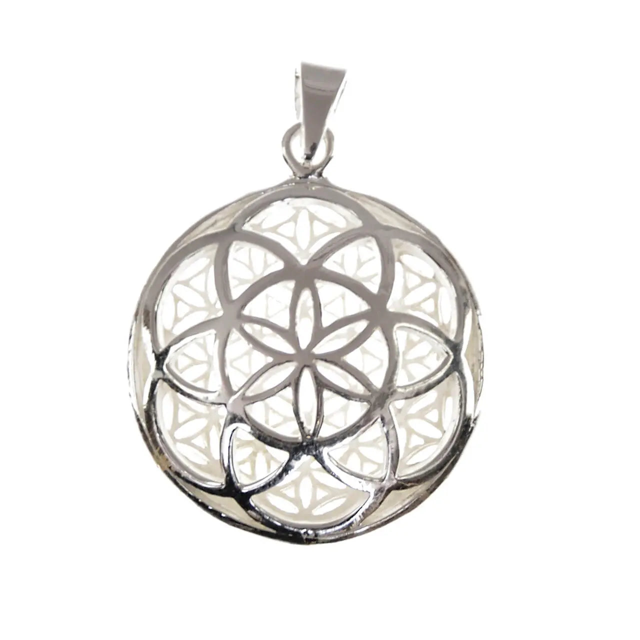 Doppelseitiges Medallion Blume-des-Lebens Lebensblume zweiseitig
