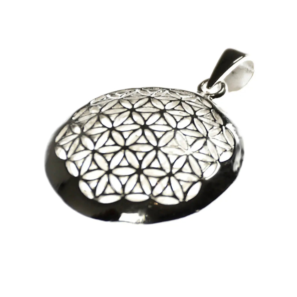 Doppelseitiges Medallion Blume-des-Lebens Lebensblume zweiseitig