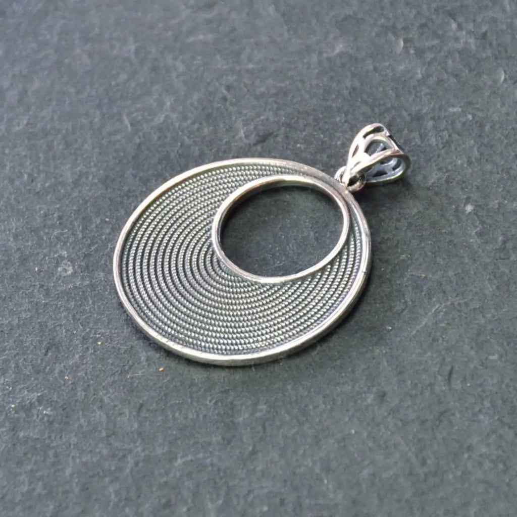 Silberanhänger indischer Antik-Stil Silberschmuck