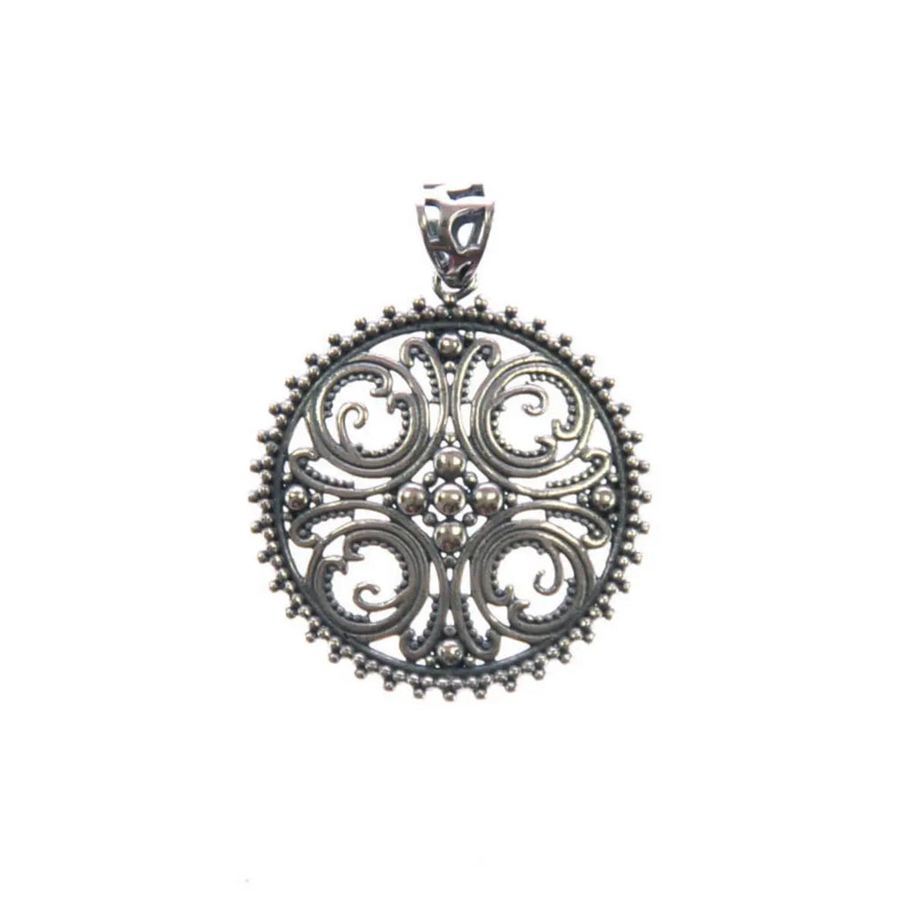 Silberanhänger indischer Antik-Stil Silberschmuck