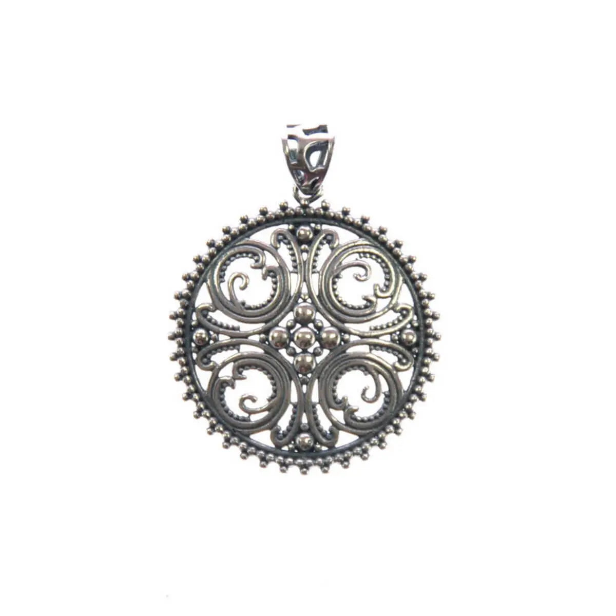 Silberanhänger indischer Antik-Stil Silberschmuck