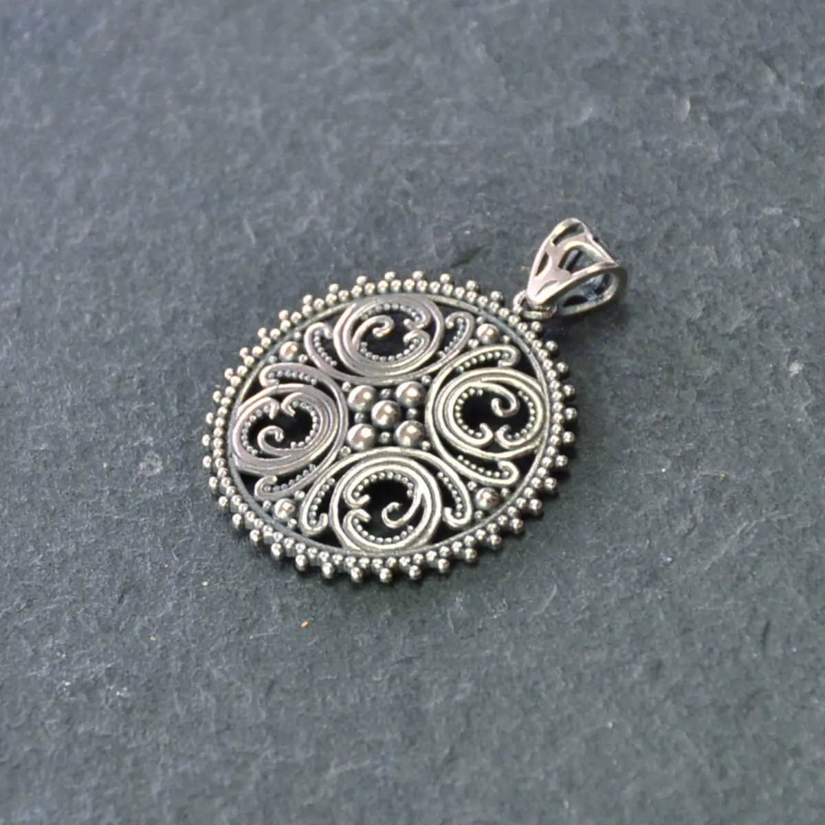 Silberanhänger indischer Antik-Stil Silberschmuck