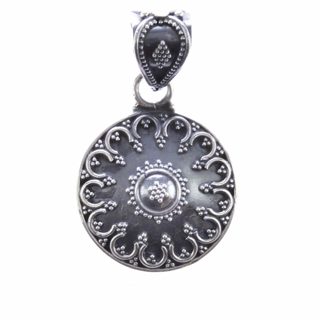 Traditionell indischer Silber Anhänger Silberschmuck