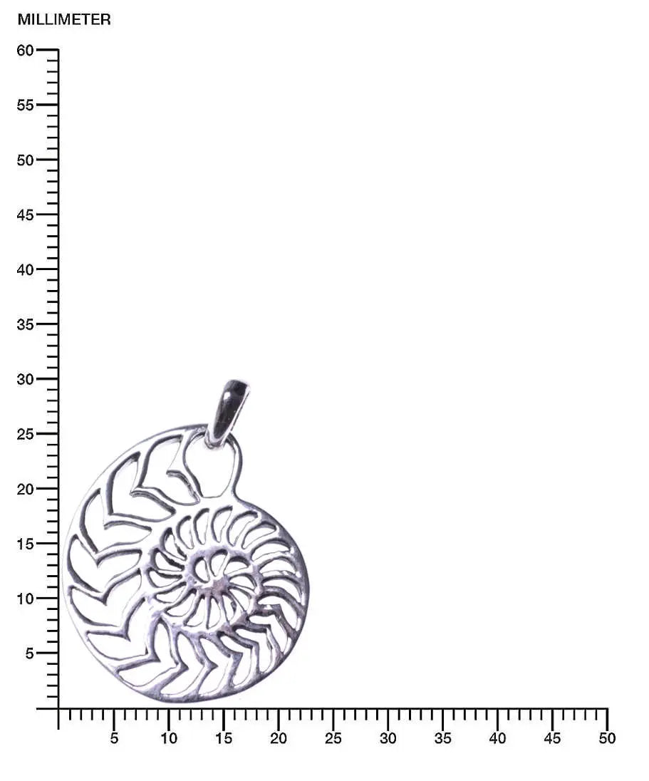 Schnecke Silberanhänger – Spirale Anhänger