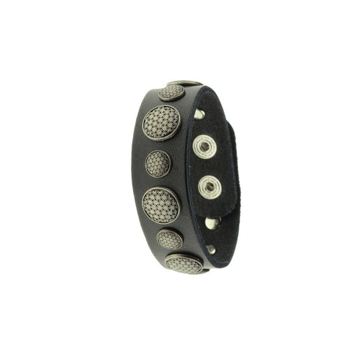 Blume des Lebens Lederarmband Schmuck