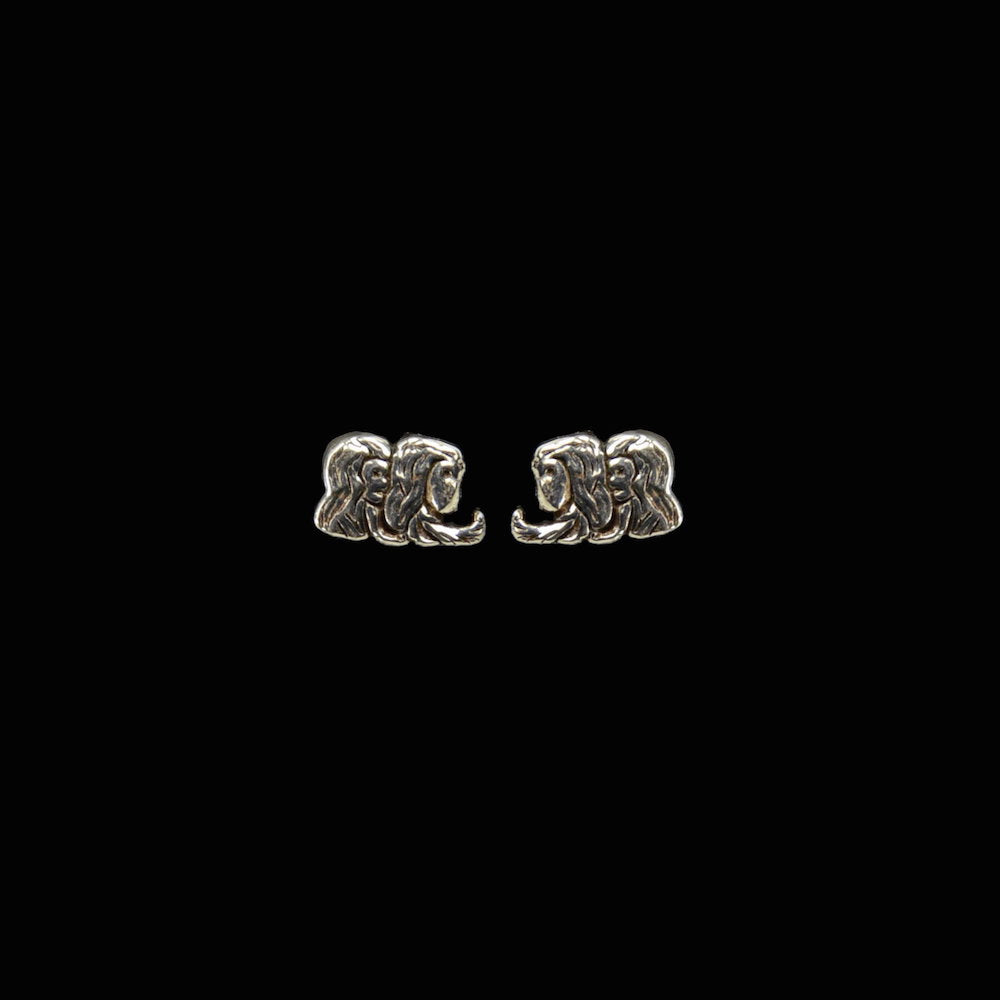 Zwilling Sternzeichen Silberohrstecker