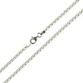 Silberkette runde Glieder 1,8 mm – 925 Silber Erbskette klassisch