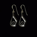 Tropfen Spirale Silberohrringe Silberschmuck