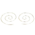 Spiralen Ohrringe 925 Silber – Minimalistisches Design ohne Verschluss