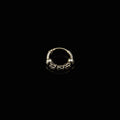 Silber Creole 12mm rund Ohrringe