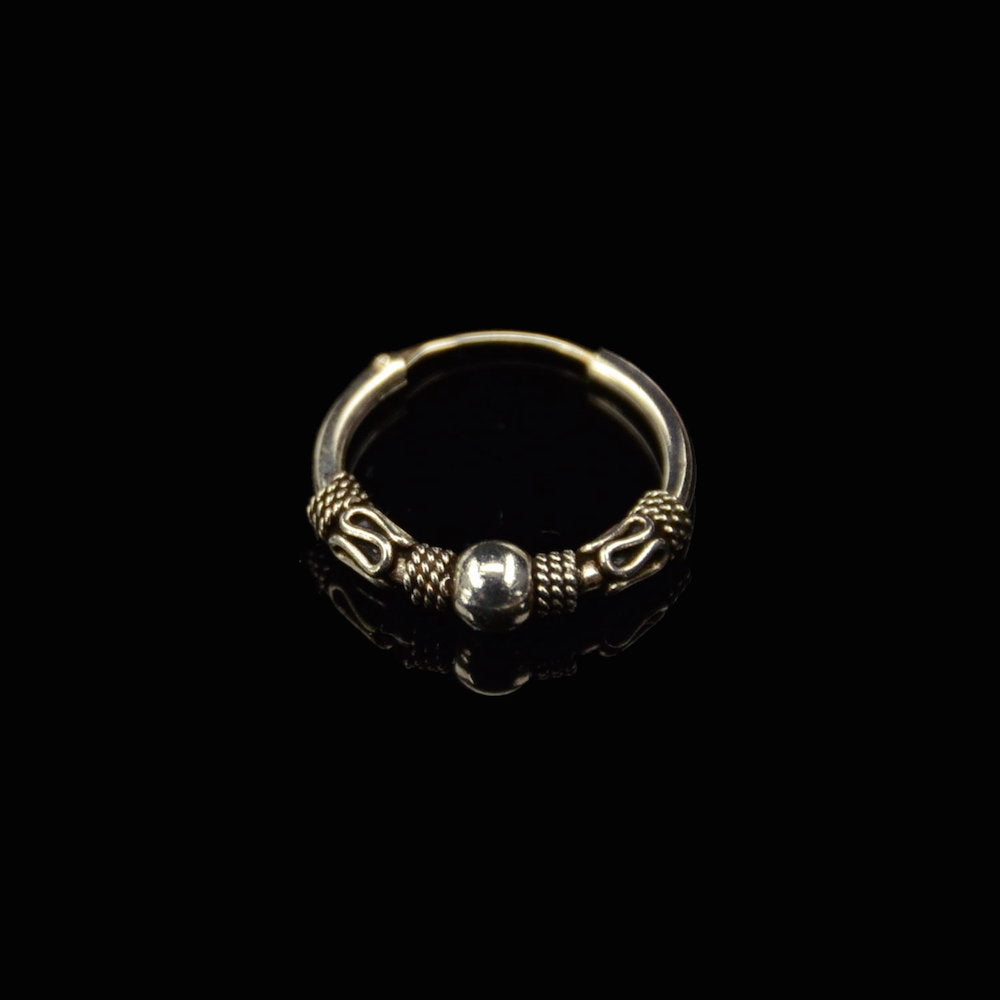 Silber Creole 21mm Ohrringe