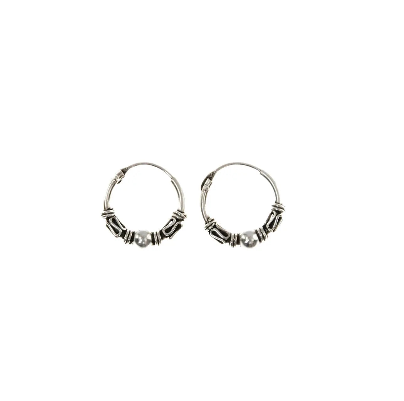 925 Sterlingsilber Balicreole Silber Ohrring Ohrschmuck