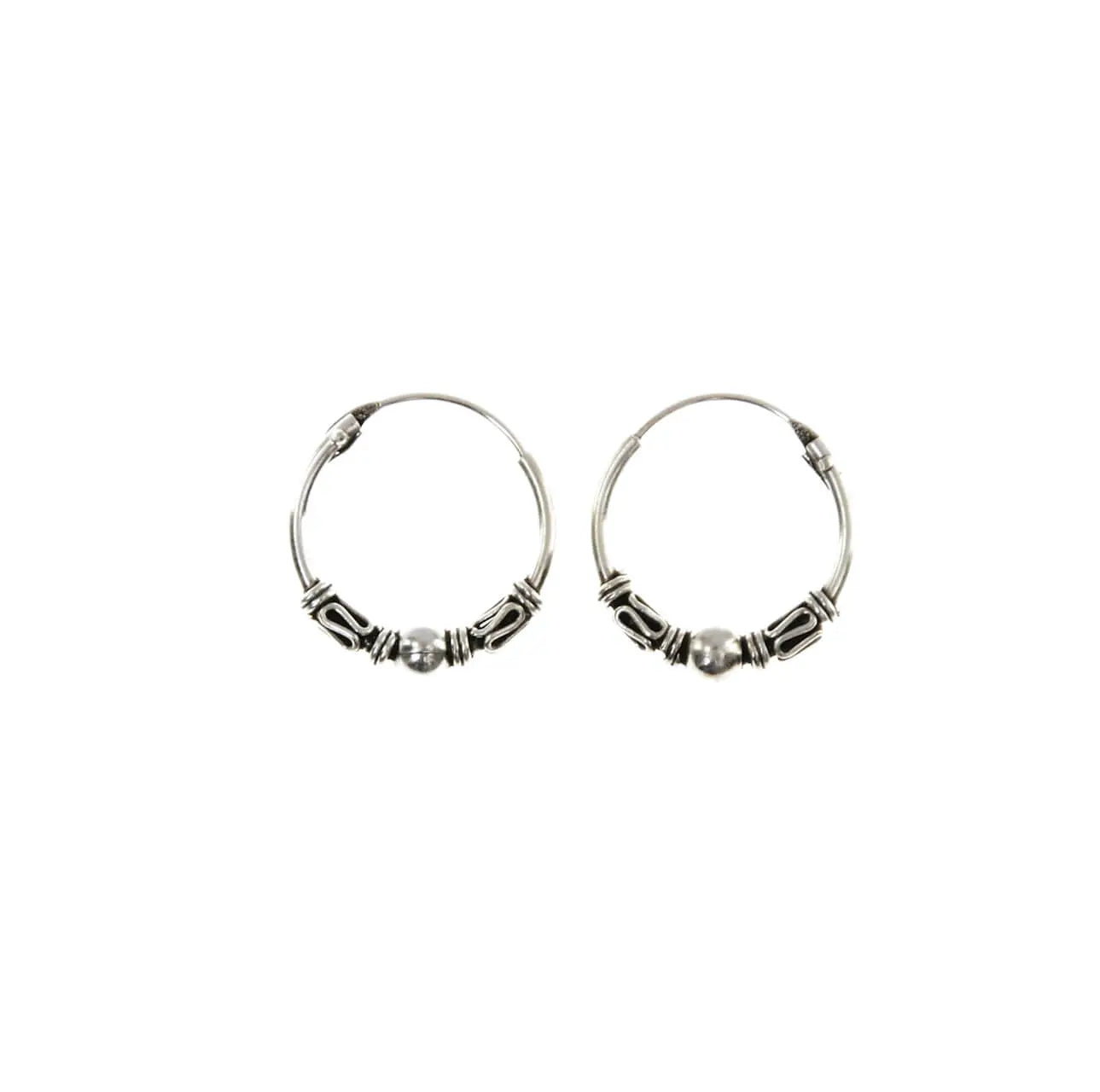 925 Sterlingsilber Balicreole Silber Ohrring Ohrschmuck