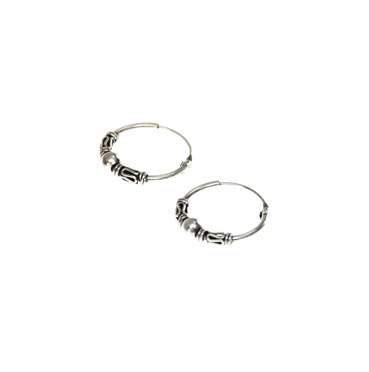 925 Sterlingsilber Balicreole Silber Ohrring Ohrschmuck