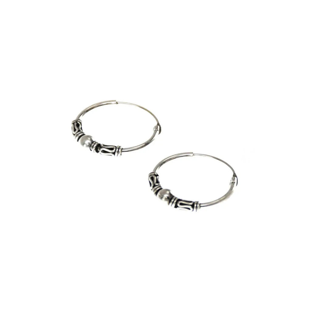 925 Sterlingsilber Balicreole Silber Ohrring Ohrschmuck