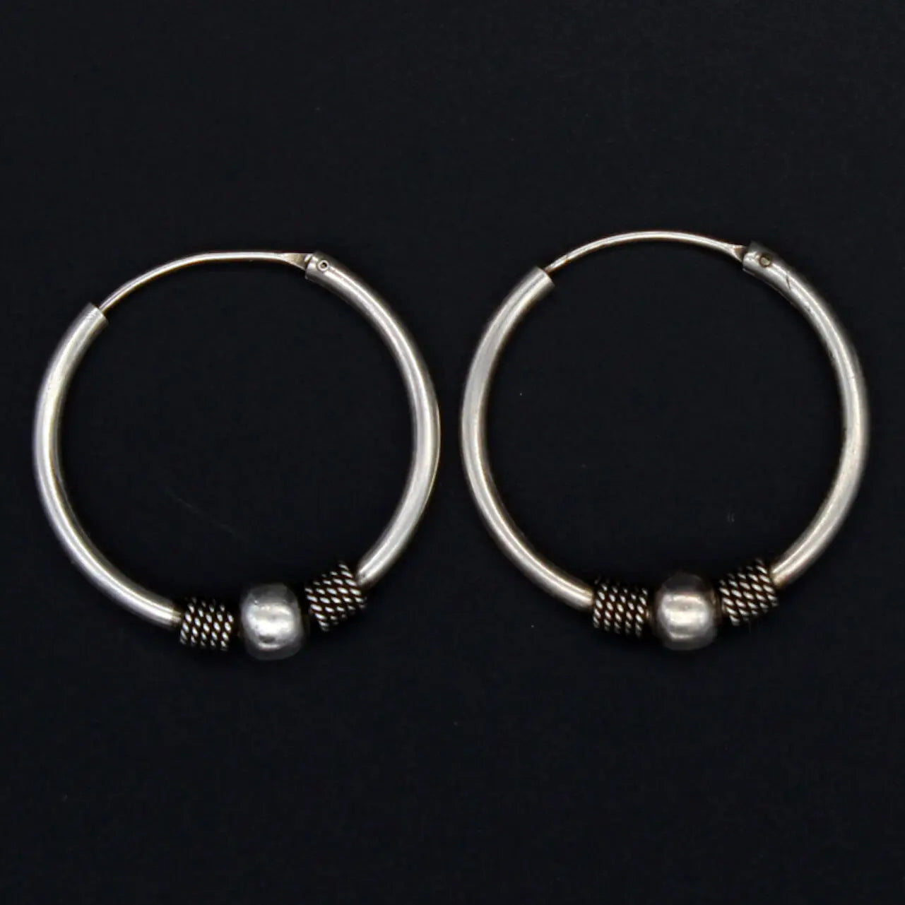 925 Sterlingsilber Balicreole Silber Ohrring Ohrschmuck