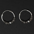 925 Sterling Silber Balicreole 13 mm Echtsilber Ohrring Ohrschmuck