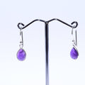 Amethyst Silberohrringe Tropfen Edelsteinohring Echtsilberohring