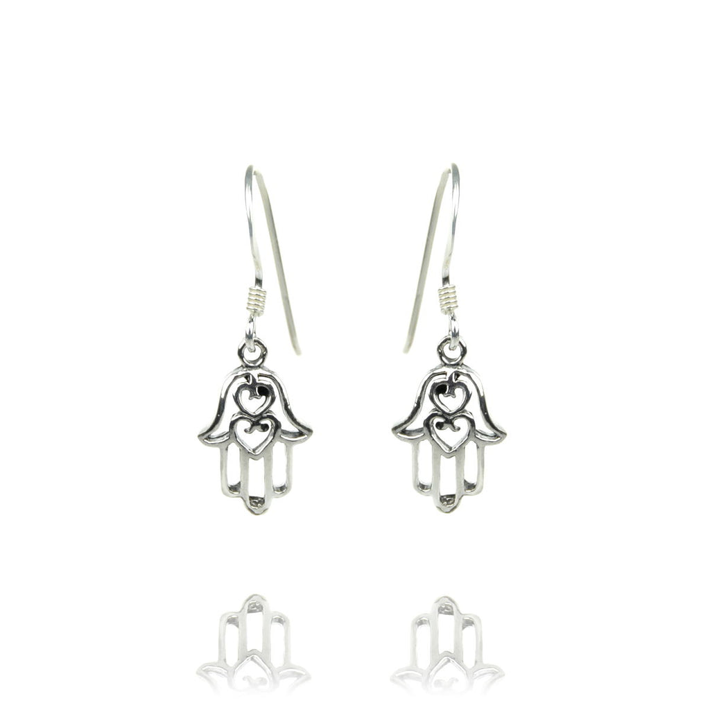 Hand der Fatima Ohrringe Silber SCHMUCK