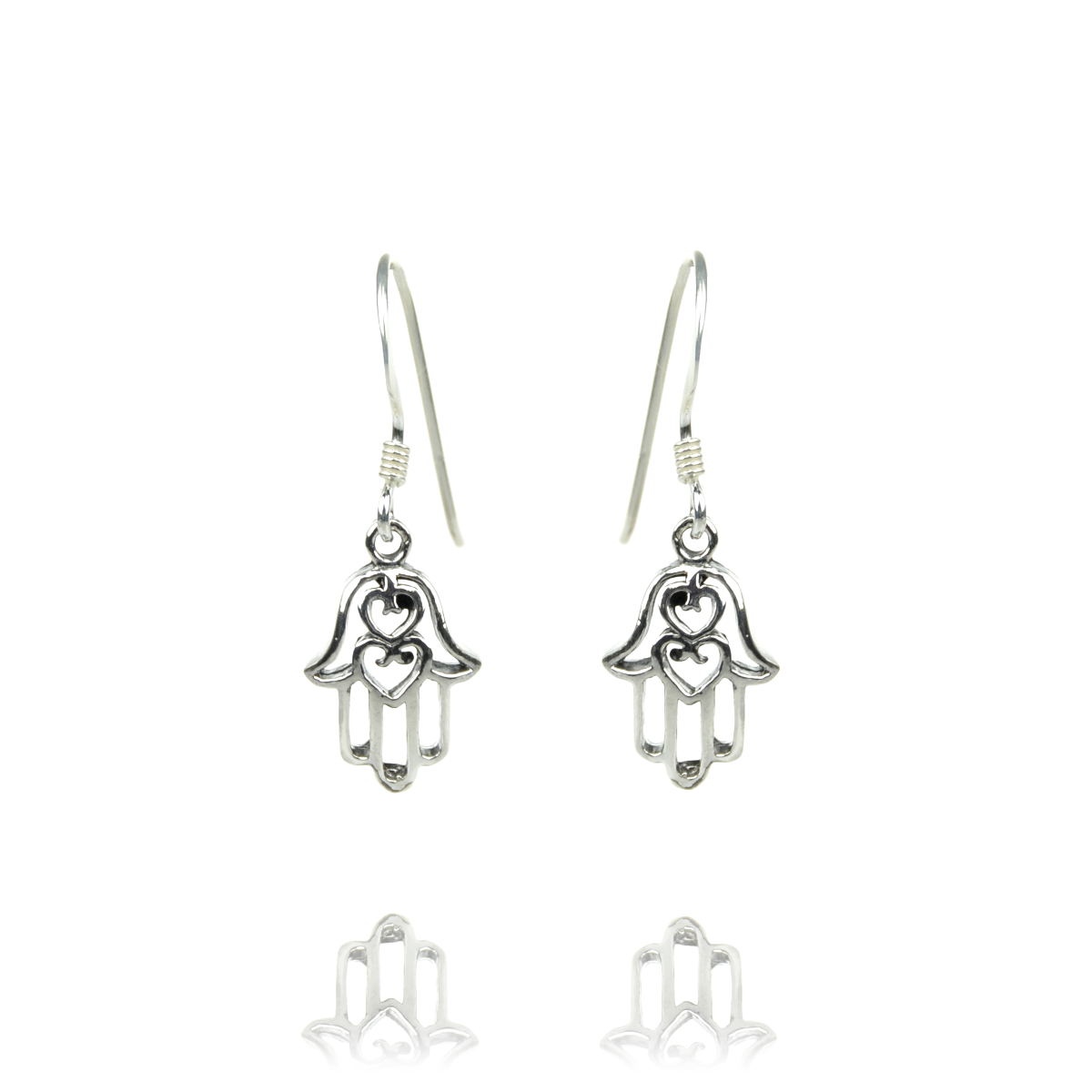 Hand der Fatima Ohrringe Silber SCHMUCK
