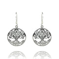 Keltische Ohrringe Lebensbaum Silberschmuck
