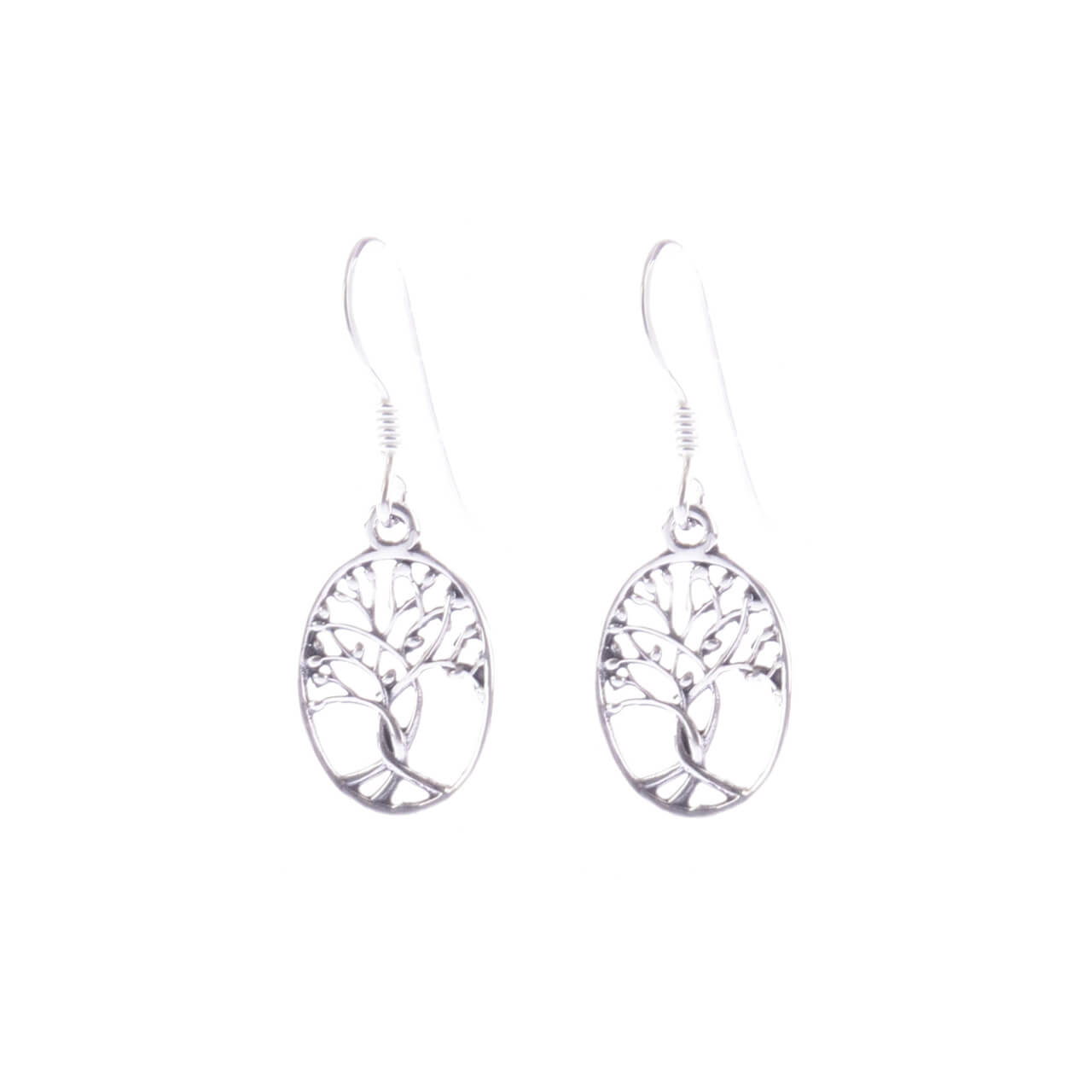 Kleiner Lebensbaum Silber Ohrringe Silberschmuck