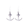 Anker klares Design Silberohrringe Anker Schmuck