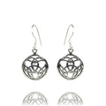 Keltischer Knoten Silberohrringe Schmuck