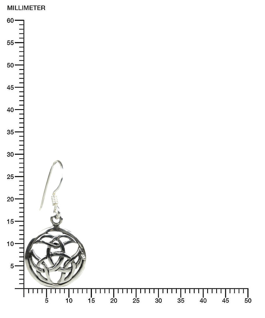 Keltischer Knoten Silberohrringe Schmuck