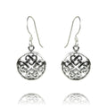 Runde keltischer Knoten Ohrringe Schmuck