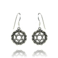 Davidstern Ohrringe Silber Silberschmuck