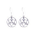 Metatronswürfel vereinfacht Silberohrringe Silberschmuck Sacred