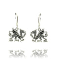 Keltischer Drachen Silberohrringe Silberschmuck