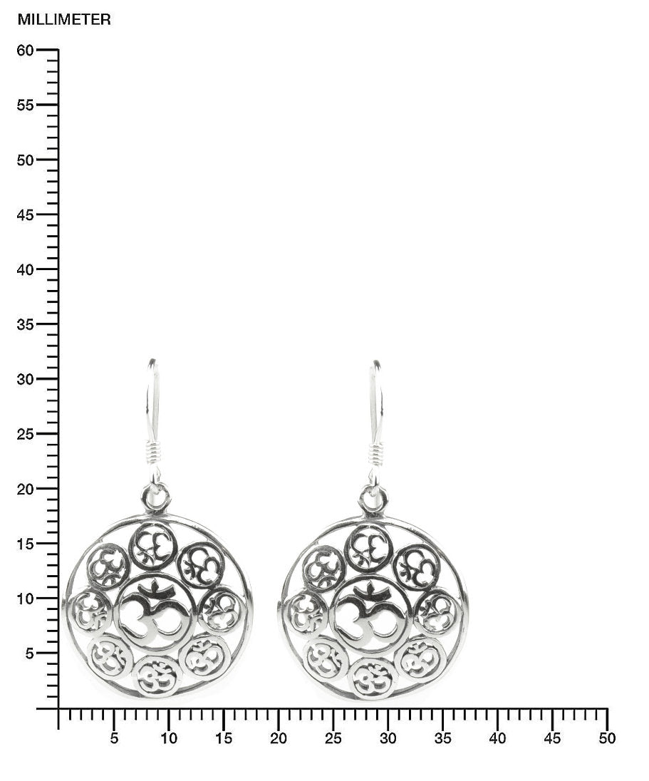Om-Symbol Ohrringe