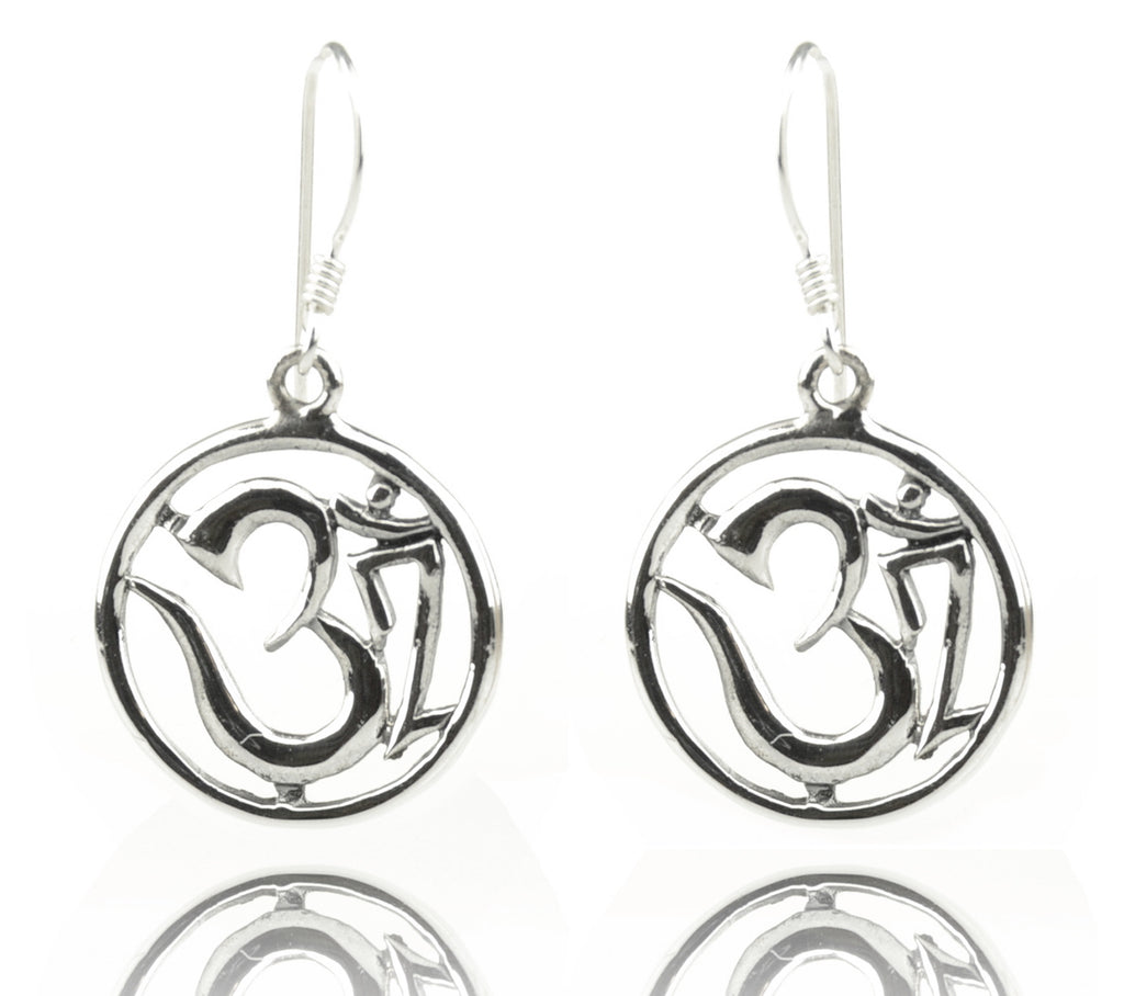Om-Symbol Ohrringe, mittelgroß