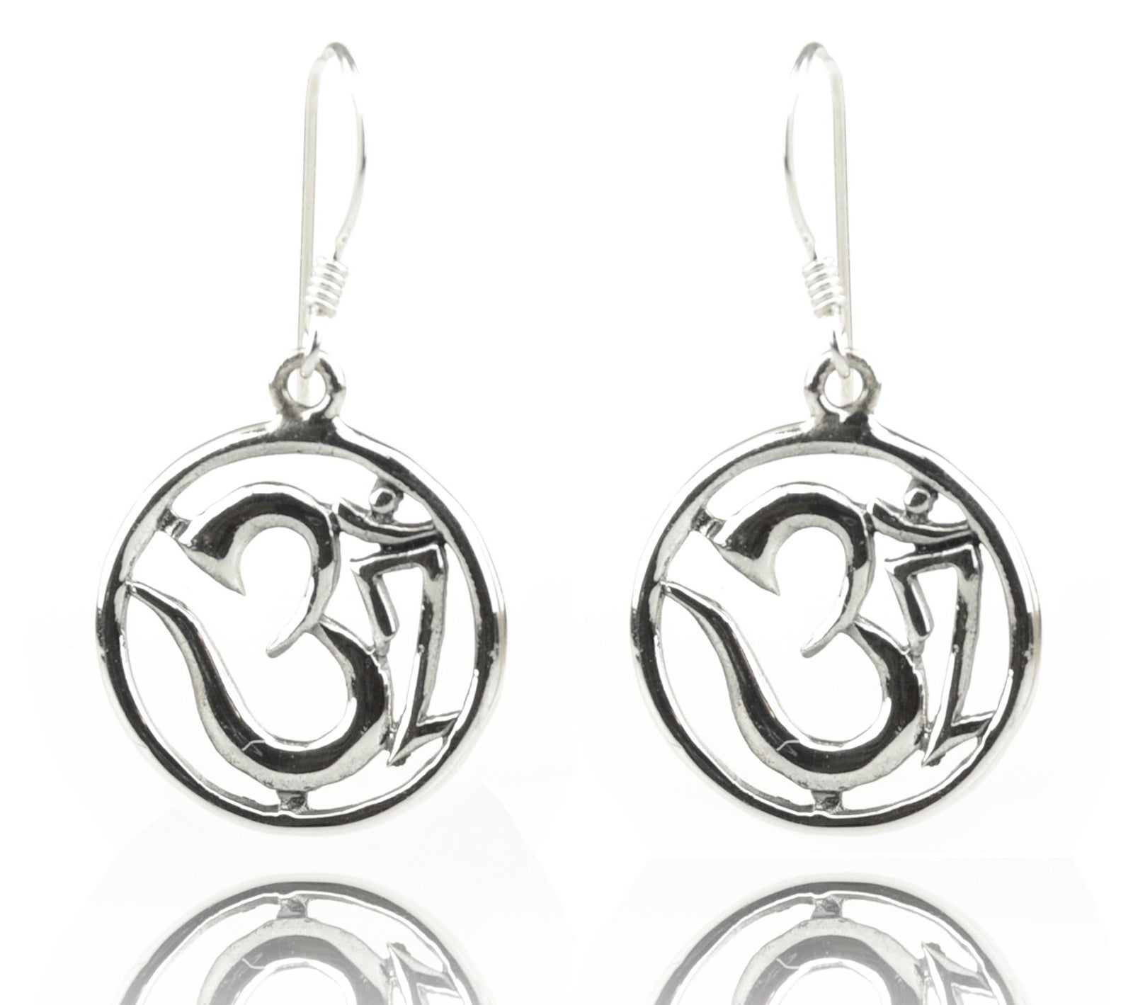 Om-Symbol Ohrringe, mittelgroß