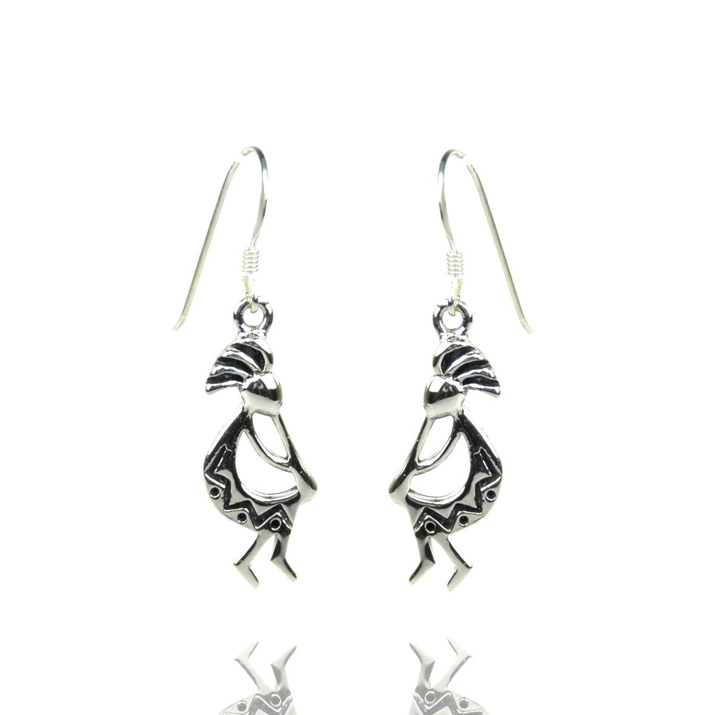 Kokopelli Silberohrringe