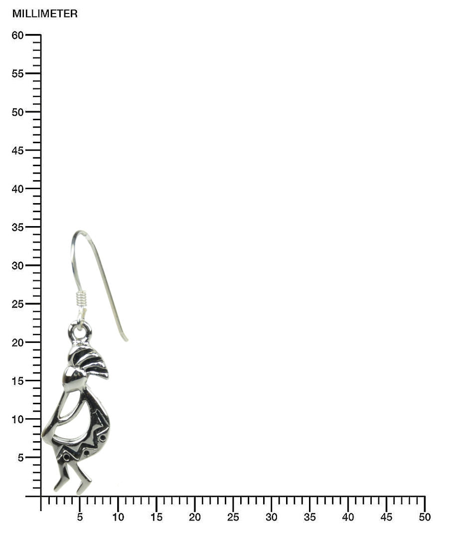 Kokopelli Silberohrringe