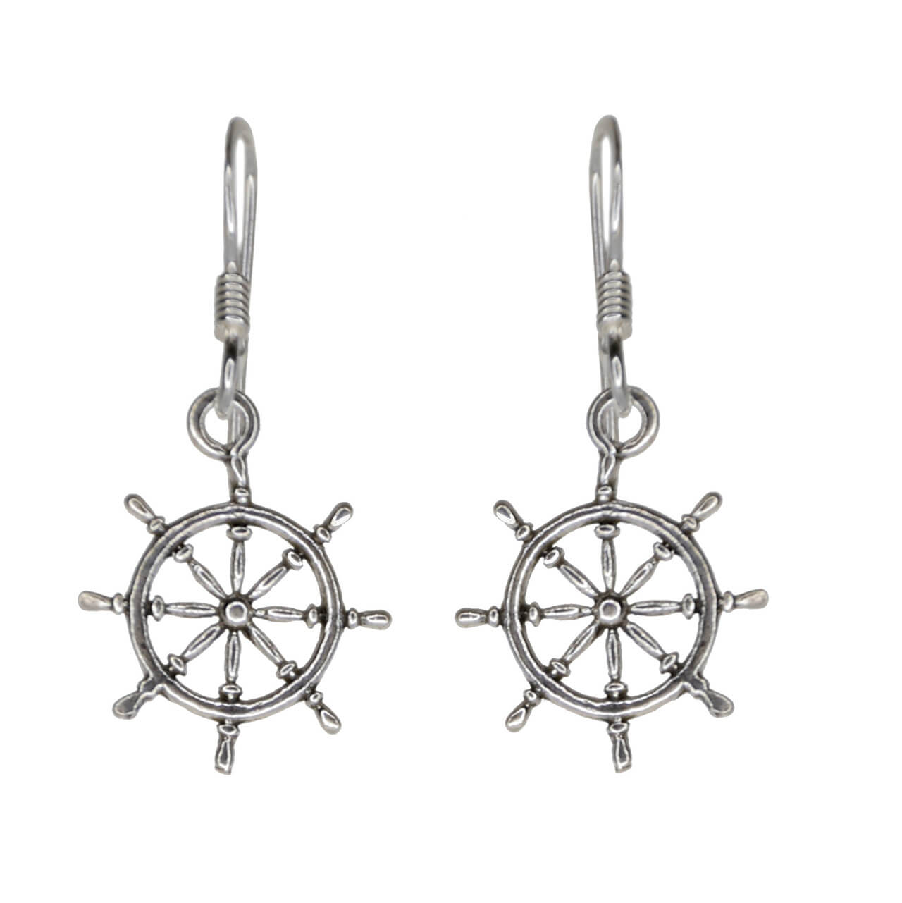 Silber Ohrhänger Steuerrrad Ohrschmuck Silber